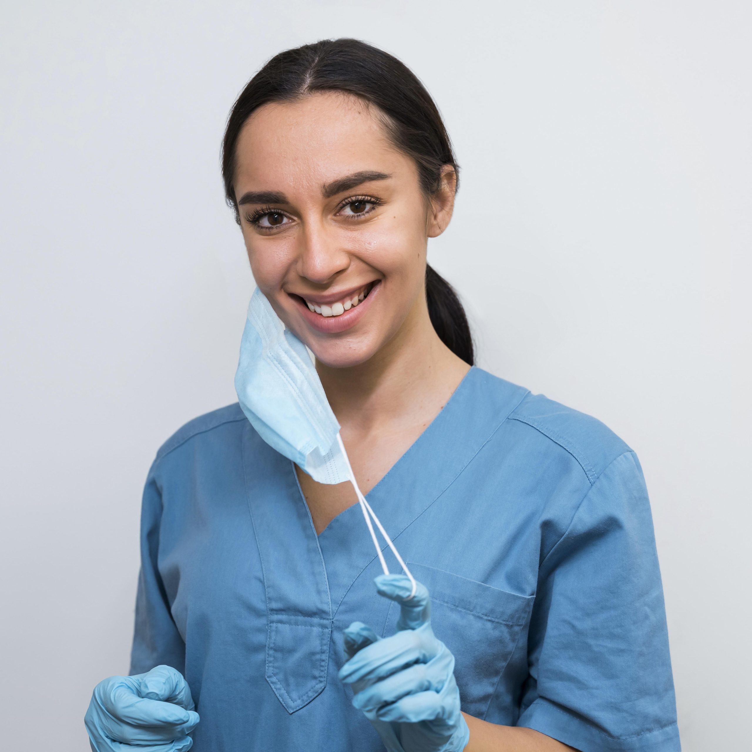 nurse-taking-off-medical-mask